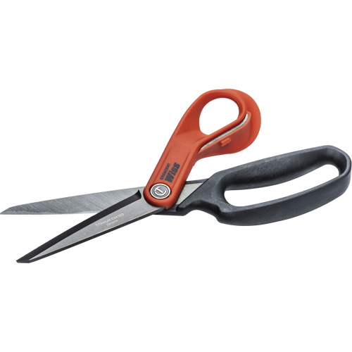 Heavy-Duty Titanium Coated Tradesman Shears, 10", Rings Handle Meunier Outillage Industriel