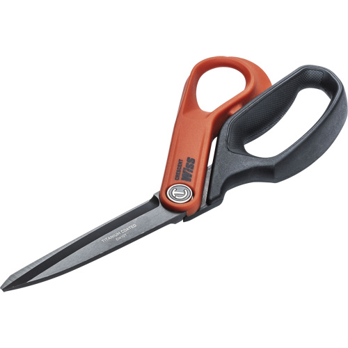 Tradesman Shears, 10", Rings Handle Meunier Outillage Industriel