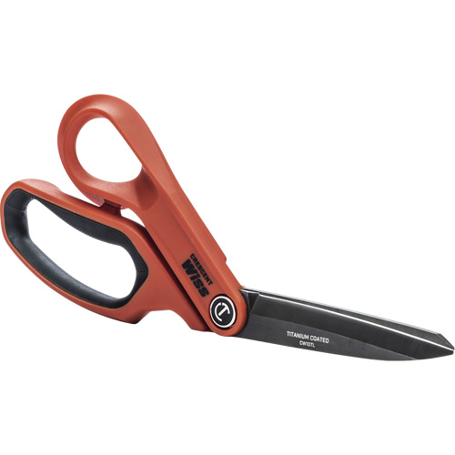 Tradesman Shears, 10", Rings Handle Meunier Outillage Industriel