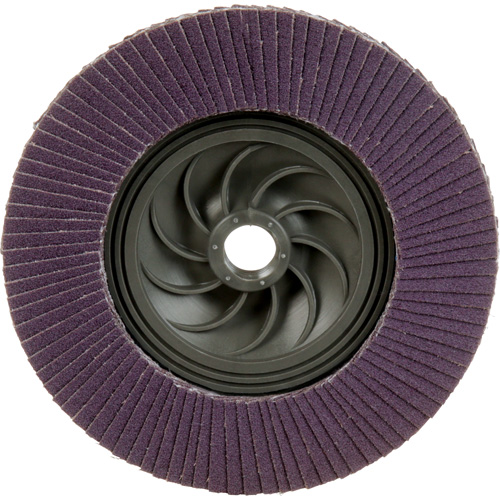 769F Quick Change Flap Disc, 5" x 5/8"-11, Type 27, 120+ Grit, Ceramic Meunier Outillage Industriel