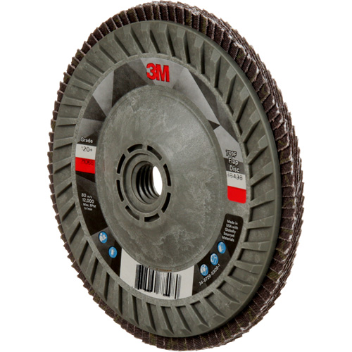 769F Quick Change Flap Disc, 5" x 5/8"-11, Type 29, 120+ Grit, Ceramic Meunier Outillage Industriel