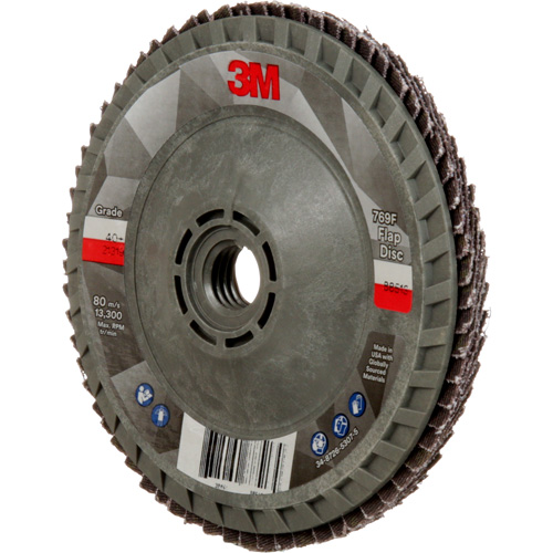 769F Quick Change Flap Disc, 4-1/2" x 5/8"-11, Type 29, 40+ Grit, Ceramic Meunier Outillage Industriel