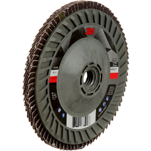 769F Quick Change Flap Disc, 5" x 5/8"-11, Type 29, 40+ Grit, Ceramic Meunier Outillage Industriel