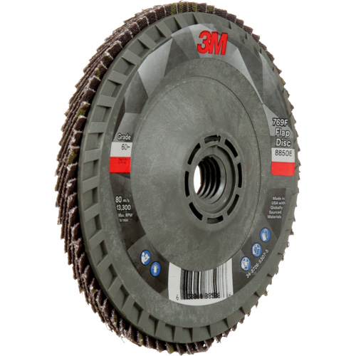 769F Quick Change Flap Disc, 4-1/2" x 5/8"-11, Type 29, 60+ Grit, Ceramic Meunier Outillage Industriel