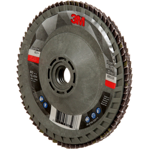 769F Quick Change Flap Disc, 4-1/2" x 5/8"-11, Type 29, 60+ Grit, Ceramic Meunier Outillage Industriel