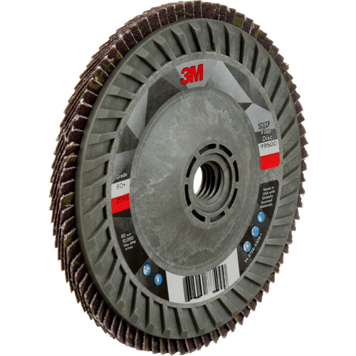 769F Quick Change Flap Disc, 5" x 5/8"-11, Type 29, 60+ Grit, Ceramic Meunier Outillage Industriel