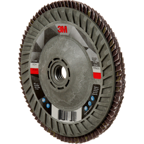 769F Quick Change Flap Disc, 5" x 5/8"-11, Type 29, 60+ Grit, Ceramic Meunier Outillage Industriel