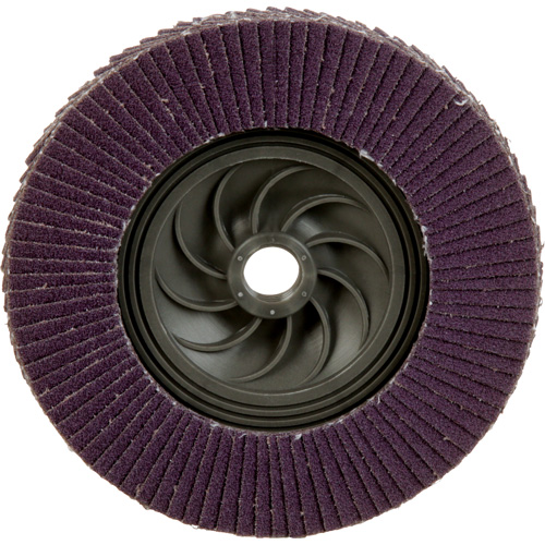 769F Quick Change Flap Disc, 5" x 5/8"-11, Type 27, 80+ Grit, Ceramic Meunier Outillage Industriel