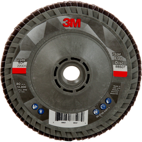 769F Quick Change Flap Disc, 4-1/2" x 5/8"-11, Type 29, 80+ Grit, Ceramic Meunier Outillage Industriel