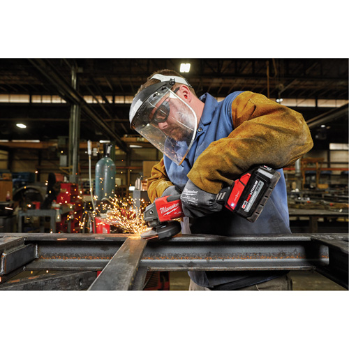 M18 Fuel No-Lock Braking Grinder with One-Key Paddle Switch (Tool Only), 4-1/2" or 5" Wheel, 18 V Meunier Outillage Industriel