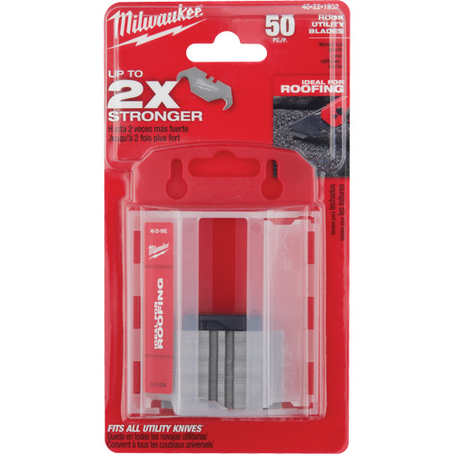Hook Utility Knife Blades with Dispenser, Single Style Meunier Outillage Industriel