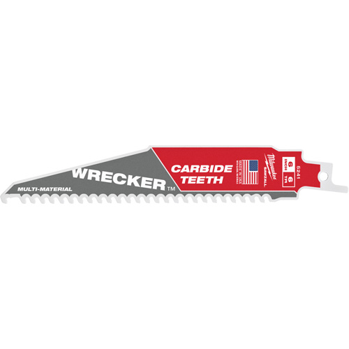 Wrecker Sawzall&reg; Blade, Carbide, 6 TPI, 6" L x 1" W Meunier Outillage Industriel