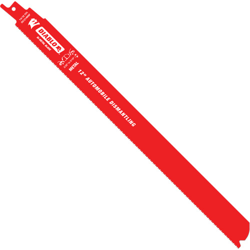 Lame de scie alternative autod&eacute;montage, Bim&eacute;tal, 10-14 Dents par pouce, 12" lo x 1" la Meunier Outillage Industriel