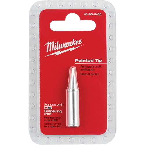 M12 Soldering Iron Pointed Tip, Conical Meunier Outillage Industriel