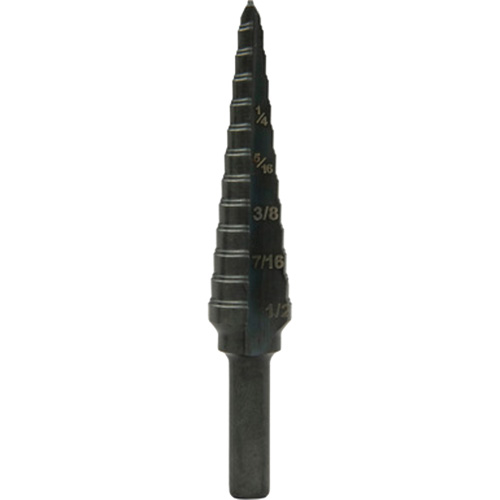 Foret &eacute;tag&eacute;, 1/8"/3,2 mm - 1/2"/12,7 mm Meunier Outillage Industriel