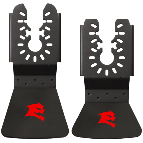 Jeu de grattoirs oscillants en acier &agrave; teneur &eacute;lev&eacute;e en carbone de taille universelle pour le retrait d'adh&eacute;sif Meunier Outillage Industriel