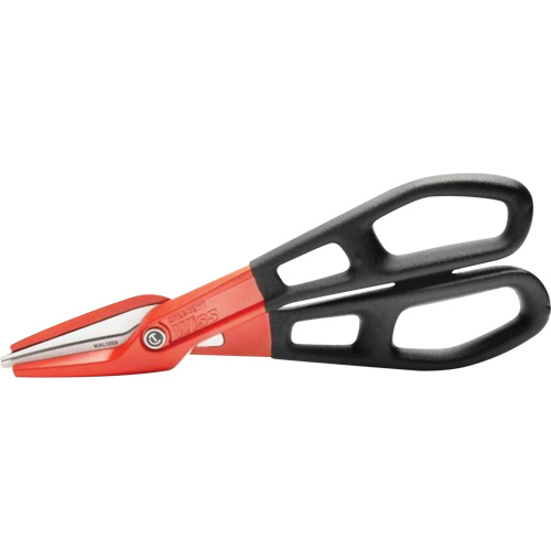 13" Serrated Aluminum Tinner Snip with Dipped Handle, 3" Cut Length, Straight Cut Meunier Outillage Industriel
