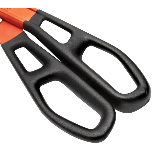 13" Serrated Aluminum Tinner Snip with Dipped Handle, 3" Cut Length, Straight Cut Meunier Outillage Industriel