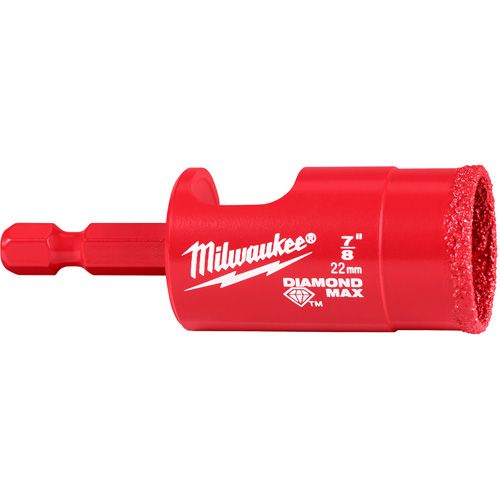 Diamond Max Hole Saw Bit, 7/8", 1-1/2" Depth of Cut, Diamond Meunier Outillage Industriel