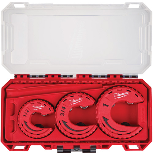 Jeu de coupe-tubes Close Quarters de 3 morceaux, Capacit&eacute; de 1/2"/3/4"/1" Meunier Outillage Industriel