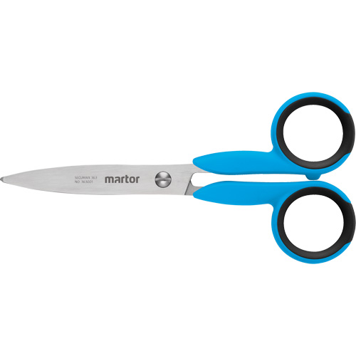 Secumax 363 Safety Scissors, 5-7/25", Rings Handle Meunier Outillage Industriel