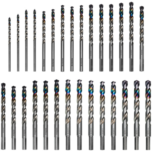 Metal Demon Drill Bit Set for Mild, Hardened and Stainless Steels, 29 Pieces Meunier Outillage Industriel