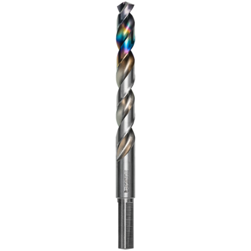 Metal Demon Drill Bit for Mild, Hardened and Stainless Steels, 7/16", 3-7/10" Flute, 130° Point Meunier Outillage Industriel