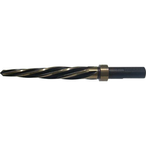 CLE-LINE 2619 Car Reamer, 0.375"/3/8", Spiral Flute, High Speed Steel, Straight/3-Flat Shank Meunier Outillage Industriel