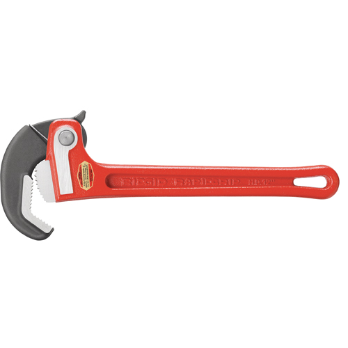 Cl&eacute; &agrave; tuyau RapidGrip, Cap des m&acirc;choires 1", Longueur 10" Meunier Outillage Industriel