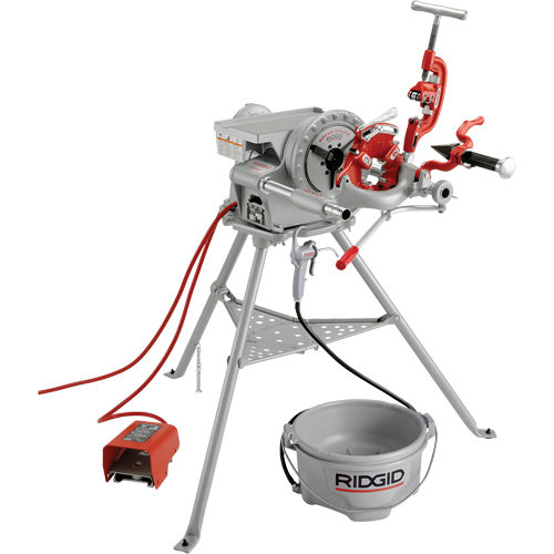 Syst&egrave;me de filetage complet pour fileteuse &eacute;lectrique mod&egrave;le 300, 38 tr/min, Filetage de la tige 1/8" - 2"  Meunier Outillage Industriel