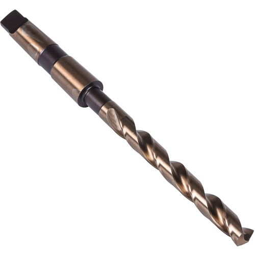 Heavy Duty Taper Shank Drill Bit, 9/16", High Speed Cobalt, 4-7/8" Flute, 135° Point Meunier Outillage Industriel