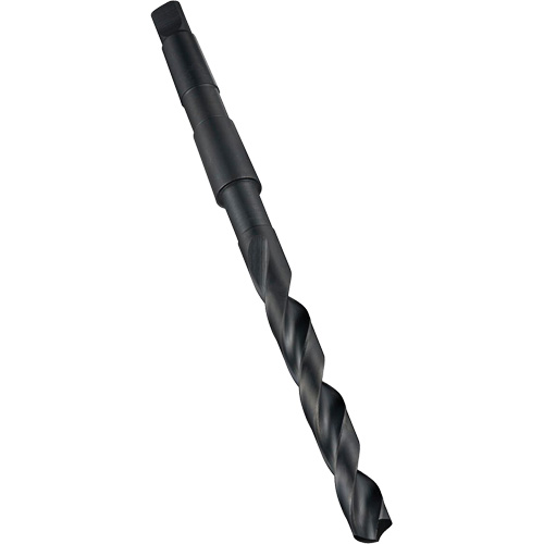 Thinned Point Taper Shank Drill Bit, 23.25 mm, High Speed Steel, 155 mm Flute, 118° Point Meunier Outillage Industriel