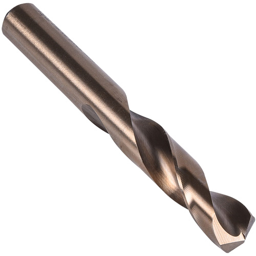 Heavy-Duty Stub Length Drill Bit, 33/64", High Speed Cobalt, 2-3/8" Flute, 135° Point Meunier Outillage Industriel