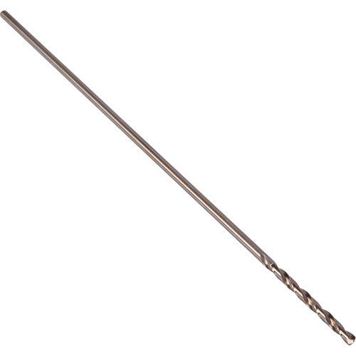 Foret tr&egrave;s allong&eacute; a&eacute;ronautique, #21, Acier rapide au cobalt, Cannelure 2-1/8", Pointe de 135° Meunier Outillage Industriel