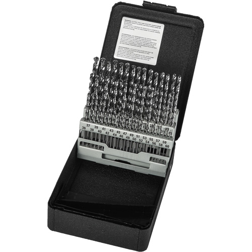 Jobber Length Drill Bit Set, 60 Pieces, High Speed Steel Meunier Outillage Industriel