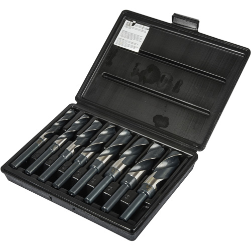 Reduced Shank Drill Bit Set, 8 Pieces, High Speed Steel Meunier Outillage Industriel