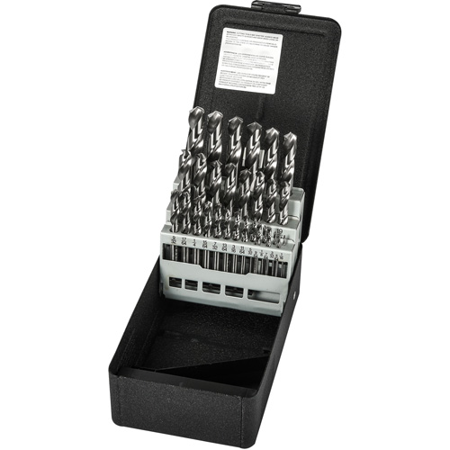 Stub Length Drill Bit Set, 29 Pieces, High Speed Steel Meunier Outillage Industriel