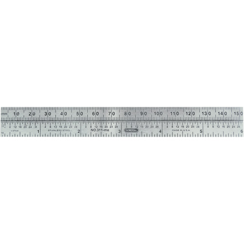 Economy Precision Flexible Ruler, 6" L, Steel Meunier Outillage Industriel