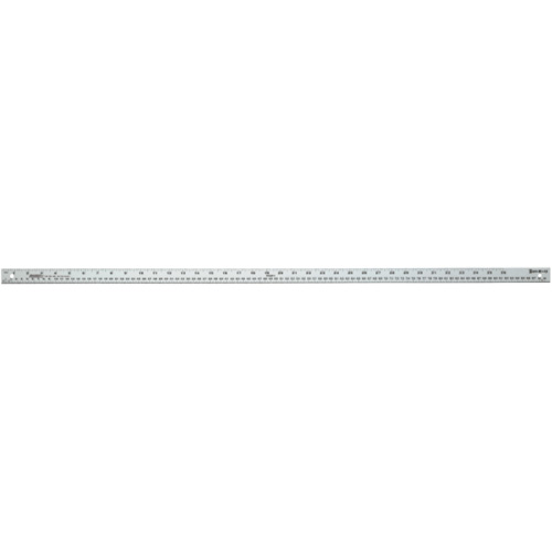 M&egrave;tre-r&egrave;gle m&eacute;trique/imp&eacute;rial, 3.28'/1 m lo, Aluminium, Graduations de 1/8" (1 mm) Meunier Outillage Industriel