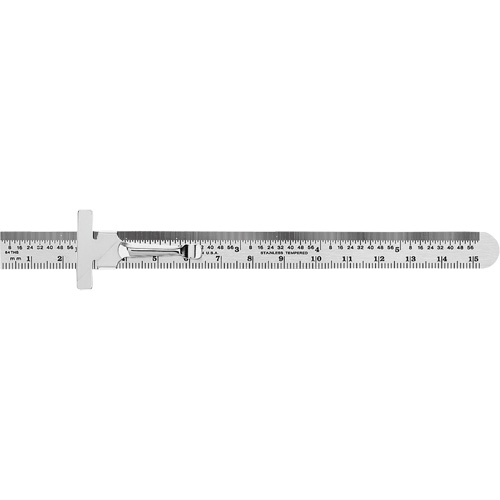 R&egrave;gle flexible de pr&eacute;cision &eacute;conomique, 6" lo, Acier Meunier Outillage Industriel