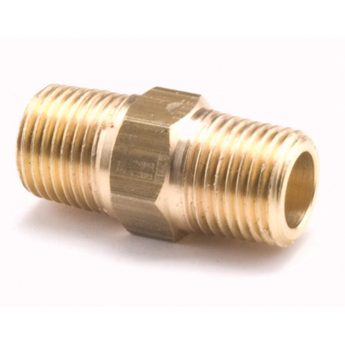 Hex Pipe Nipples, Brass, 3/8", Standard Meunier Outillage Industriel