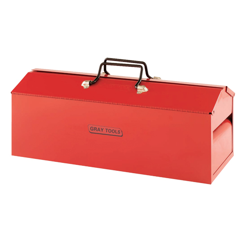 Coffre &agrave; outils, 8-13/20" P x 21-3/10" la x 9" h, Rouge Meunier Outillage Industriel