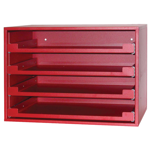 Compartment Rack, 15" D x 21" W x 15" H, Red Meunier Outillage Industriel