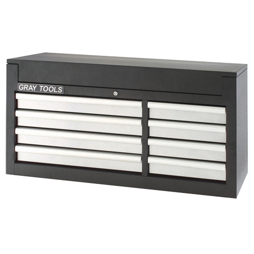 Coffre sup&eacute;rieur - 8 tiroirs, 53-3/8" la, 8 tiroirs, Noir Meunier Outillage Industriel