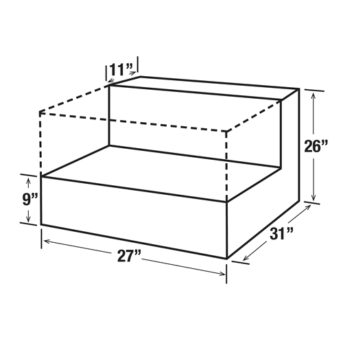 R&eacute;servoir de transfert pour carburant en acier, Acier, Capacit&eacute; 48 gal., Blanc Meunier Outillage Industriel