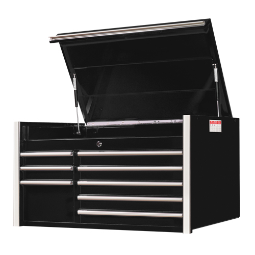 RX Series Tool Chest, 41" W, 8 Drawers, Black Meunier Outillage Industriel