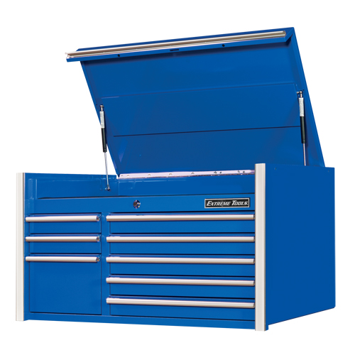 RX Series Tool Chest, 41" W, 8 Drawers, Blue Meunier Outillage Industriel
