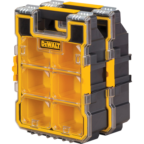 Organisateur de format moyen PRO, 4-1/2" la x 10-1/4" p x 13-3/5" h, Noir/Jaune Meunier Outillage Industriel