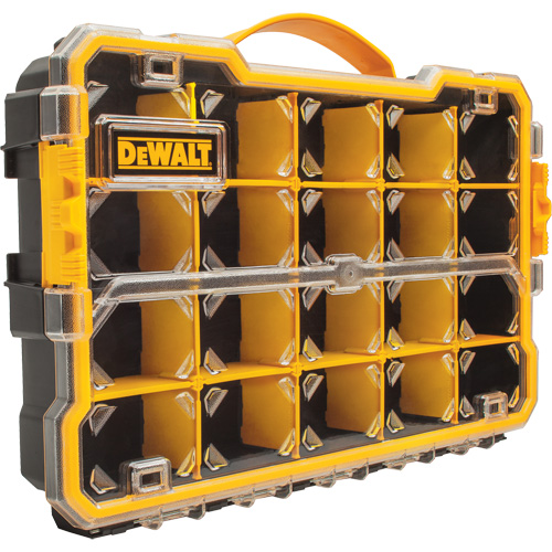 Organisateur avec compartiments PRO, 11" la x 17-5/8" p x 2-7/8" h, Noir/Jaune Meunier Outillage Industriel