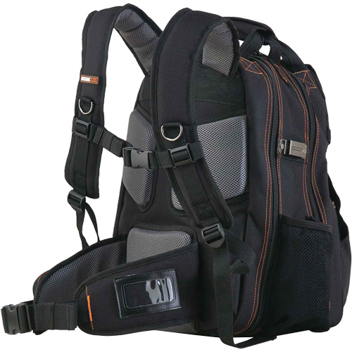 Arsenal&reg; 5843 Tool Backpack, 13-1/2" L x 8-1/2" W, Black, Polyester Meunier Outillage Industriel
